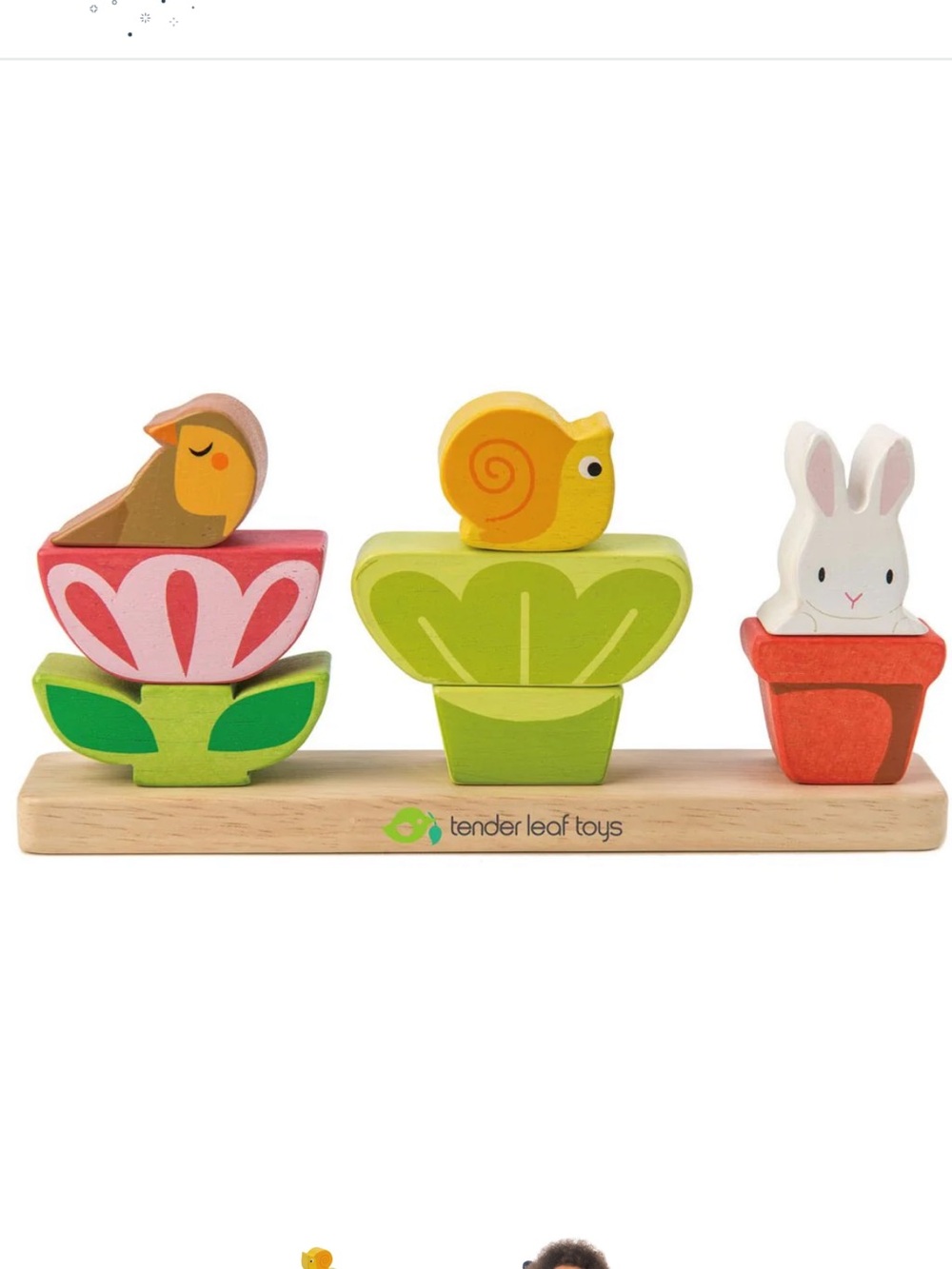 Tender Leaf Wooden Stackable Garden Animals